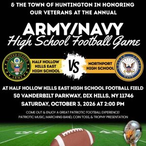 5th Annual Town of Huntington Army/Navy High School Football Game – Free