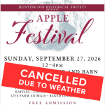 Huntington Historical Society Apple Festival – Free CANCELLED