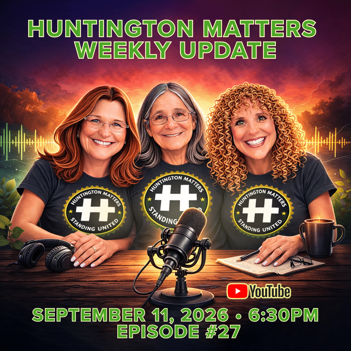 Huntington Matters Weekly Update LIVE Podcast - Episode 27