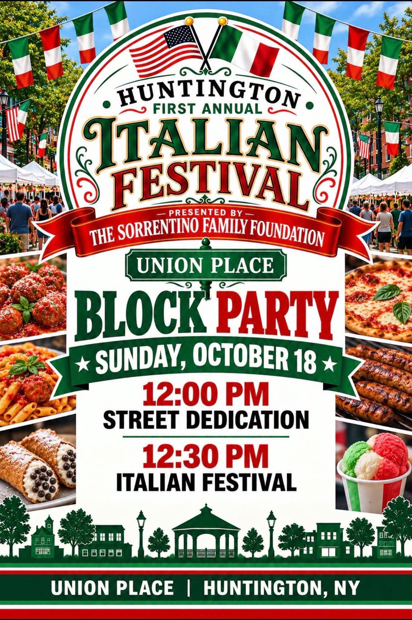 First Annual Huntington Italian Festival - Free