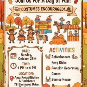 Apex Rehabilitation & Healthcare Fall Festival – Free