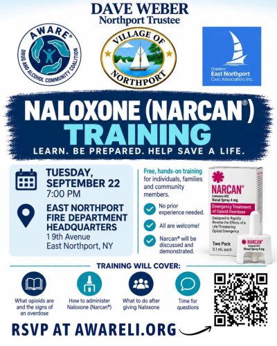 Naloxone (Narcan®) Training – Free