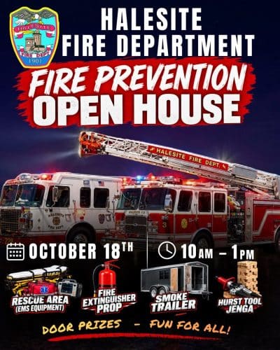 Halesite Fire Department Fire Prevention Open House – Free