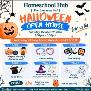 Homeschool Hub Halloween Open House – Free