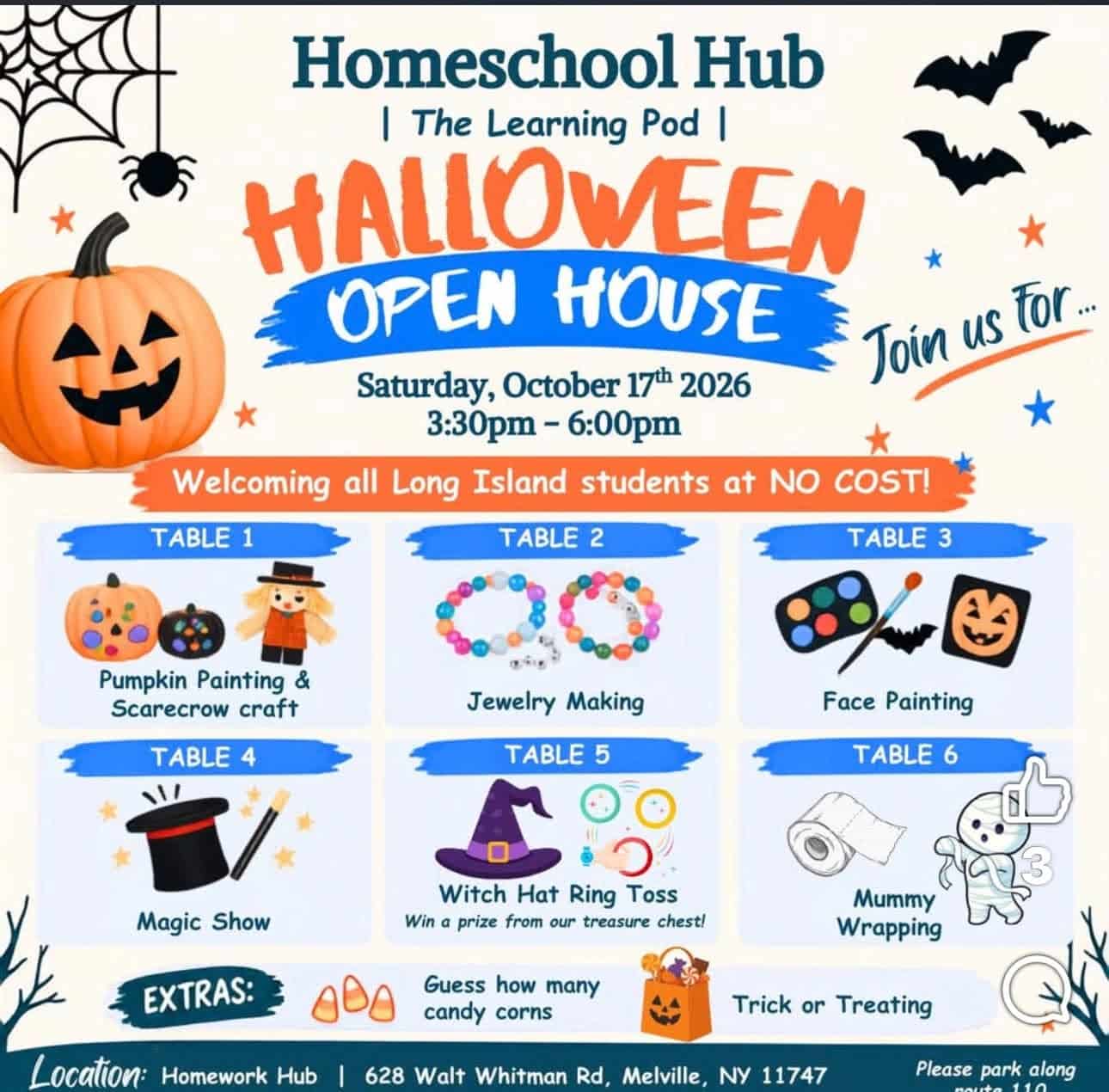 Homeschool Hub Halloween Open House – Free