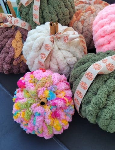 Knitted Pumpkin Family Workshop - Ages 10 +
