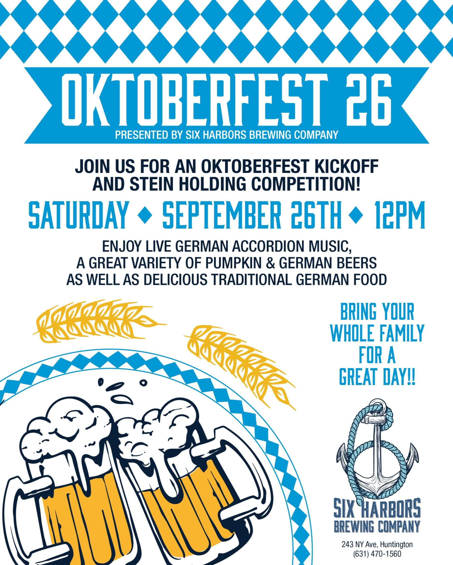 Oktoberfest 26 at Six Harbors Brewing Company