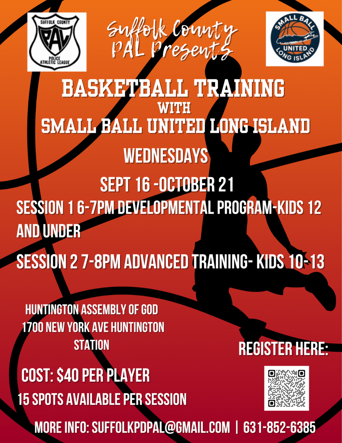 Basketball Training with Small Ball United Long Island - P.A.L.