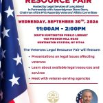 Veterans Legal Resource Fair – Free