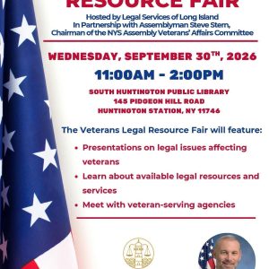 Veterans Legal Resource Fair – Free