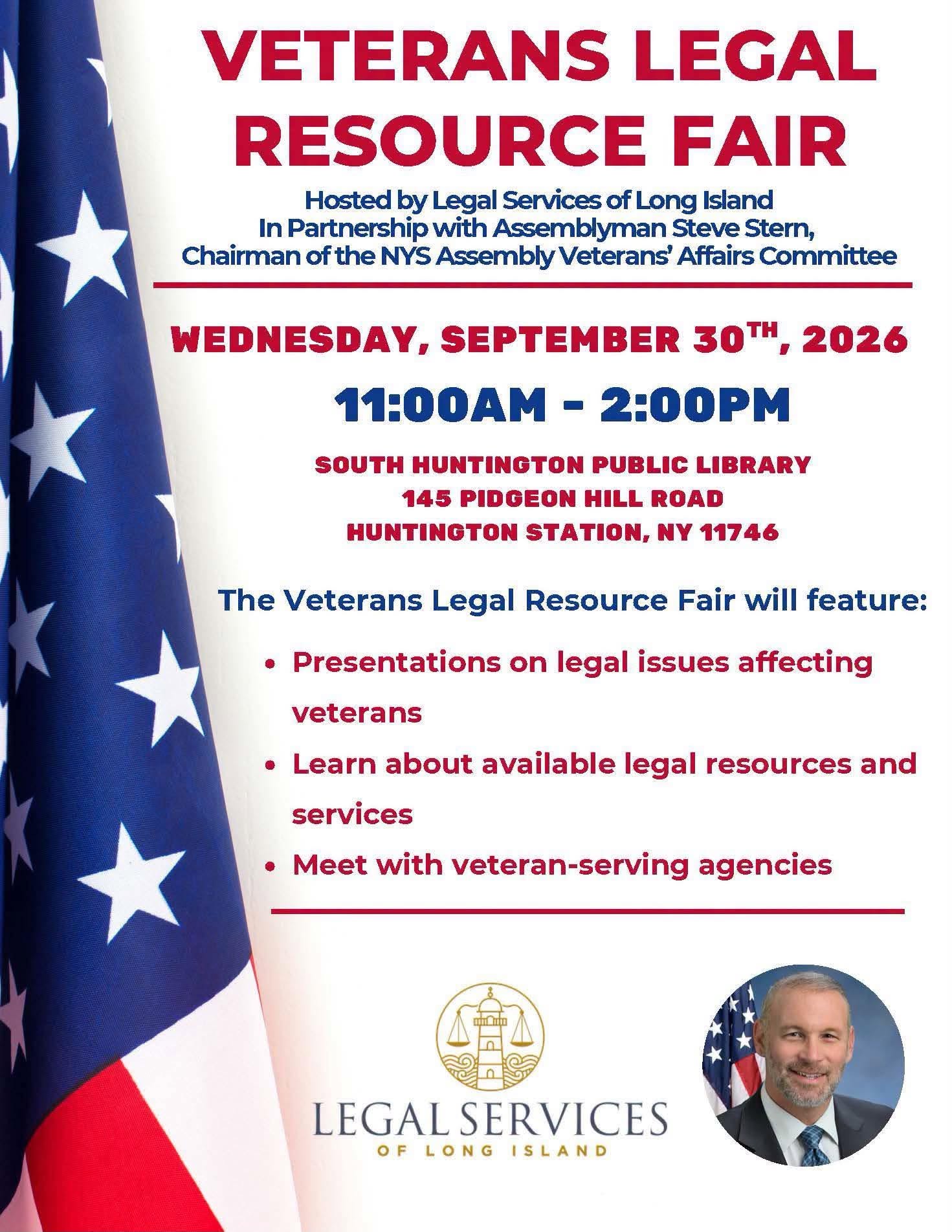 Veterans Legal Resource Fair – Free