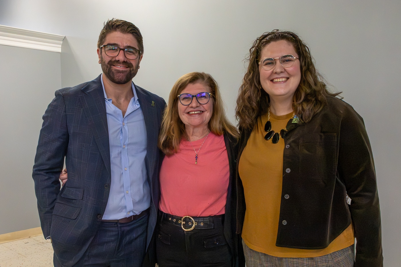 The Conte Family: Jim Conte's widow Deborah Conte (center) with their son Jeffrey and daughter Samantha. Finally! $19.5 Million Clears the Way for the Conte Community Center