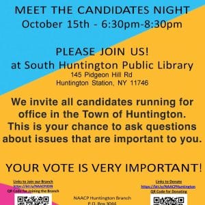 NAACP Huntington Branch Meet the Candidates Night – Free