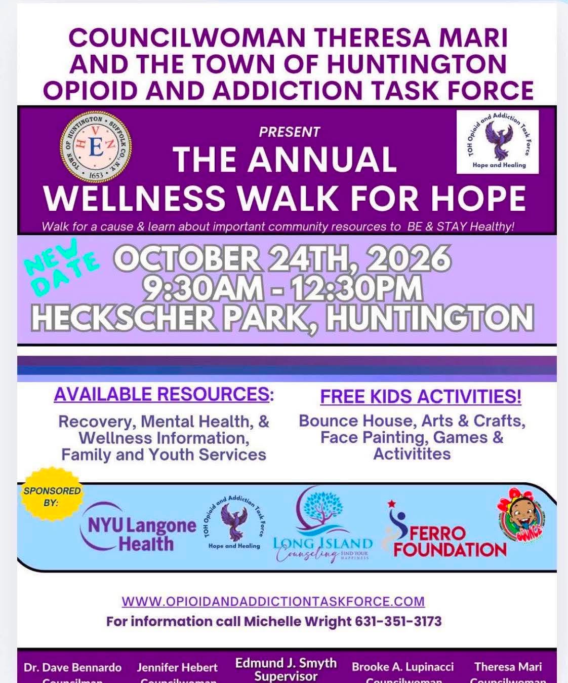 Annual Wellness Walk for Hope – Free