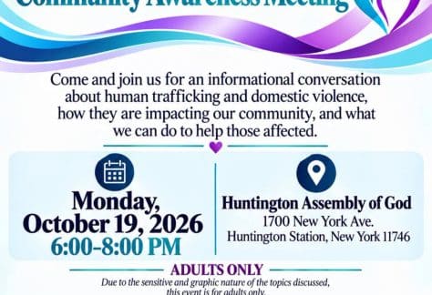 Human Trafficking & Domestic Violence Community Awareness Meeting
