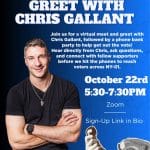 Virtual Meet & Greet with Chris Gallant