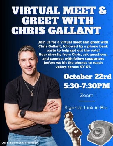 Virtual Meet & Greet with Chris Gallant