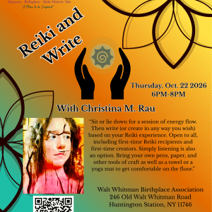 Reiki and Write with Christina M. Rau