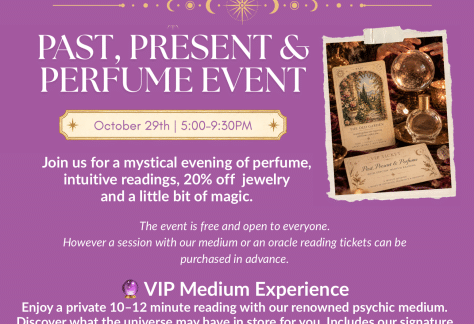 Past, Present and Perfume Halloween event