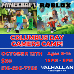 Columbus Day Gamers Camp at Valhallan Huntington