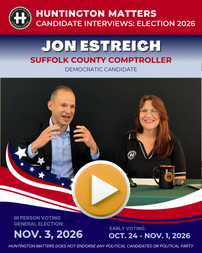 VIDEO: JON ESTREICH Live Interview | Suffolk County Comptroller Candidate | Democratic | Election 2026