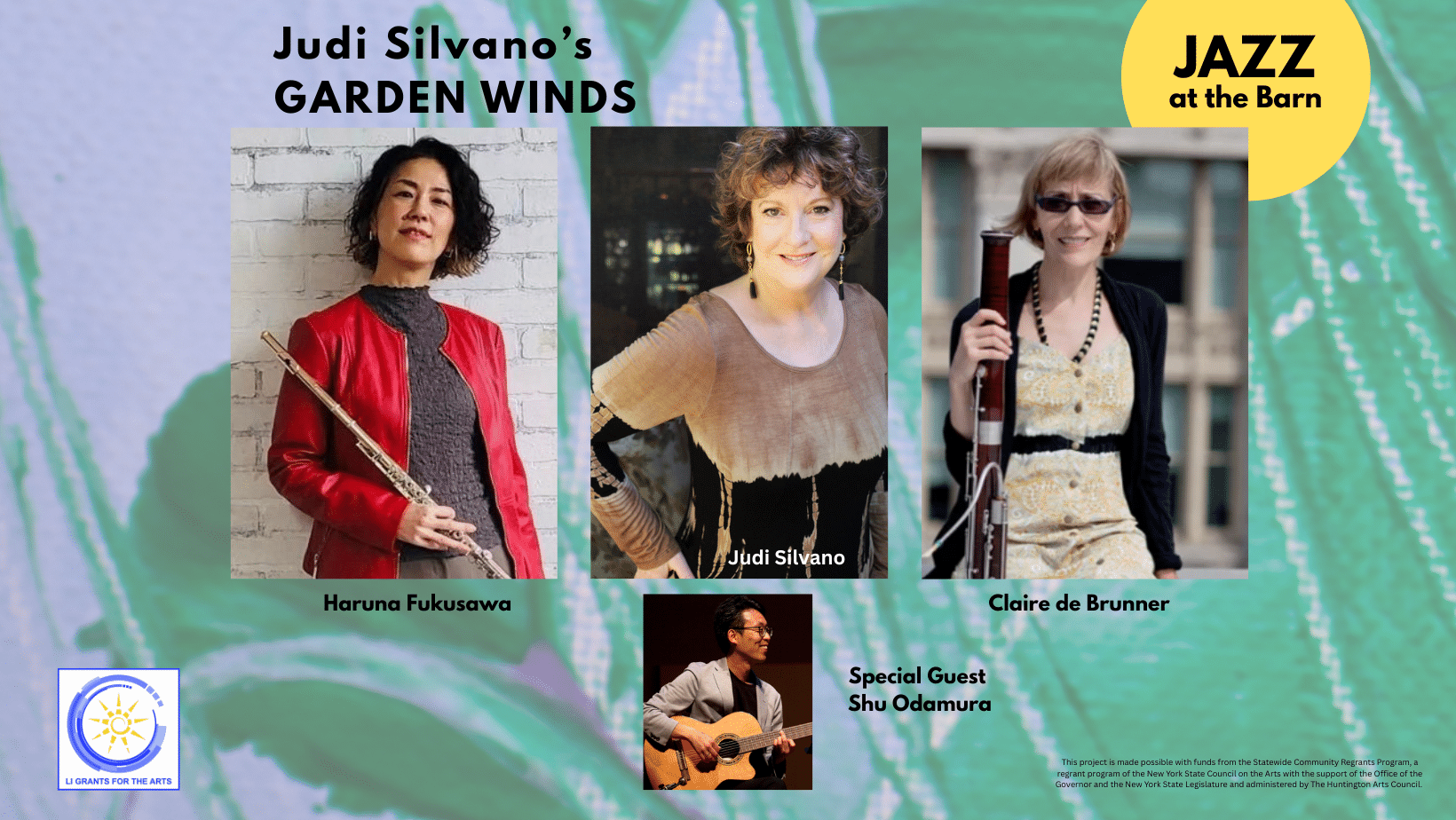 Judi Silvano and Garden Winds Live at Jazz at the Barn