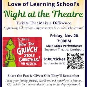 Night at the Theatre Fundraiser for Love of Learning Montessori School