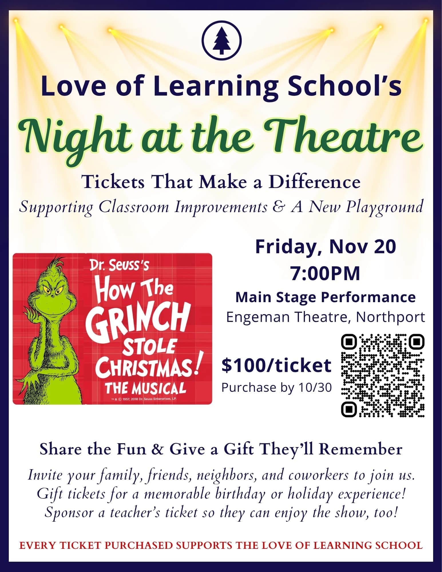 Night at the Theatre Fundraiser for Love of Learning Montessori School