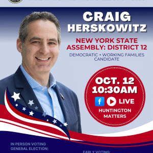 LIVE: CRAIG HERSKOWITZ Interview | NYS Assembly District 12 Candidate | Election 2026
