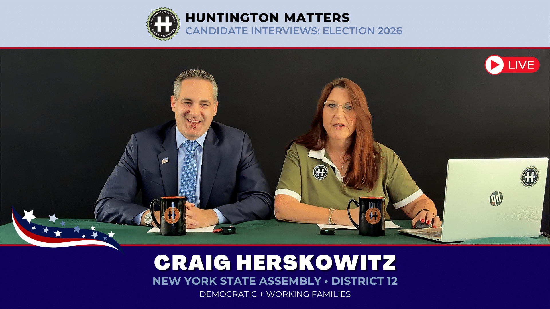 Craig Herskowitz on State Funding, Insurance Costs & Public Safety. 2026 Candidate Interview | New York State Assembly District 12 By Huntington Matters | October 12, 2026