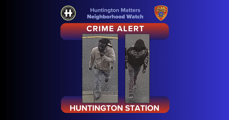 Police Seek Two Men After $4,100 Bloomingdale’s Theft in Huntington Station