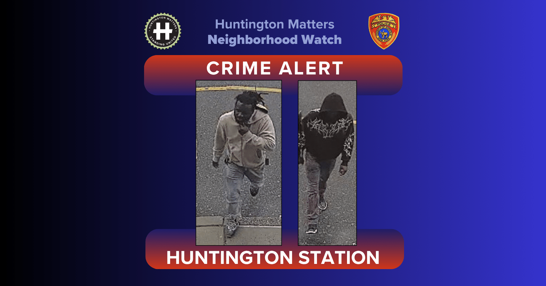 Police Seek Two Men After $4,100 Bloomingdale’s Theft in Huntington Station