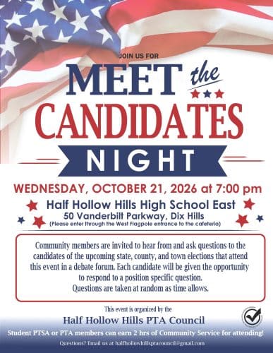 Meet the Candidates Night | Half Hollow Hills PTA Council