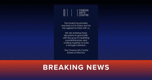 Cinema Arts Centre: Possible Return for Dylan Skolnick