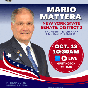 Rescheduled LIVE: MARIO MATTERA Interview | NYS Senate District 2 Candidate | Election 2026