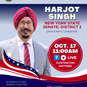 LIVE: HARJOT SINGH Interview | NYS Senate District 2 Candidate | Election 2026