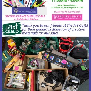 Huntington Arts Council Second Chance Supplies Sale – Art Materials & More