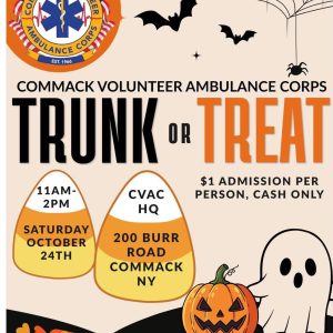 Commack Volunteer Ambulance Corps Trunk or Treat