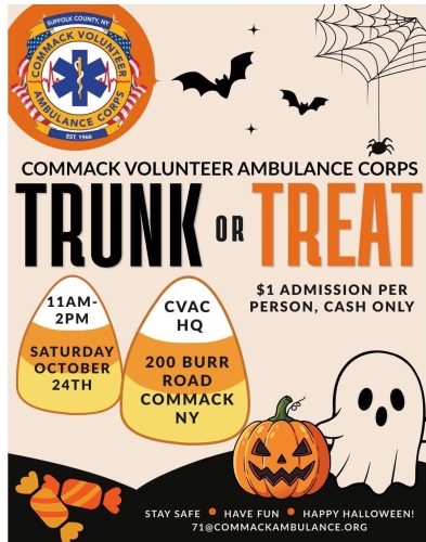 Commack Volunteer Ambulance Corps Trunk or Treat