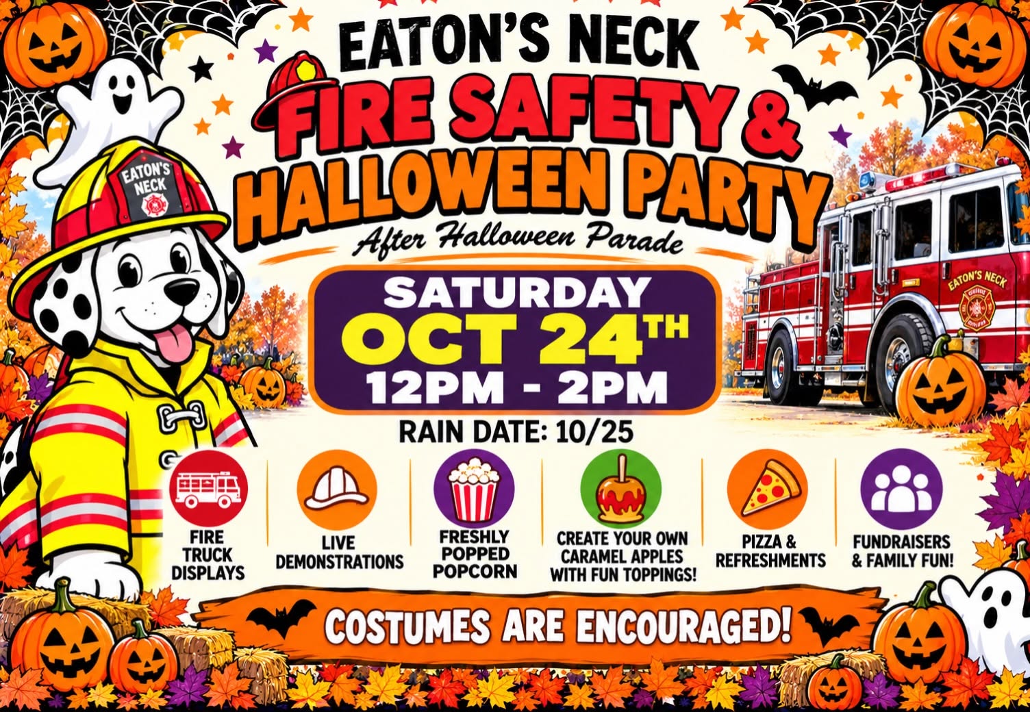 Eaton's Neck Fire Safety & Halloween Party