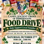 Ladies Ancient Order of Hibernians Food Drive