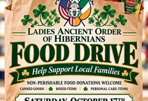 Ladies Ancient Order of Hibernians Food Drive