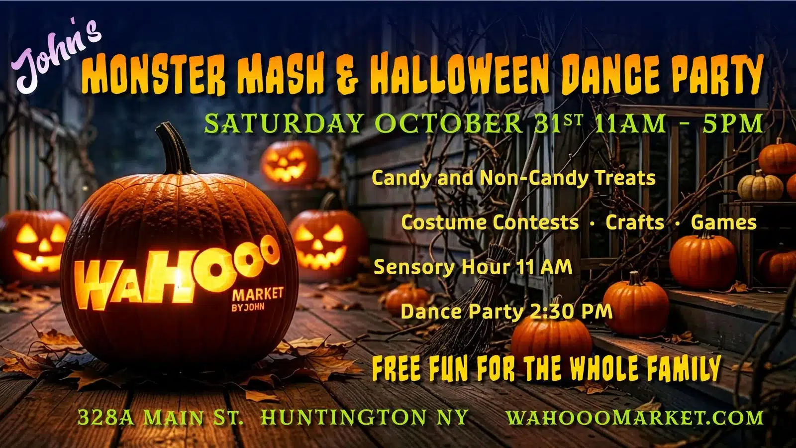 John's Monster Mash & Halloween Dance Party – Free