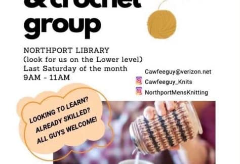 Northport Men's Knitting & Crochet Group - Free