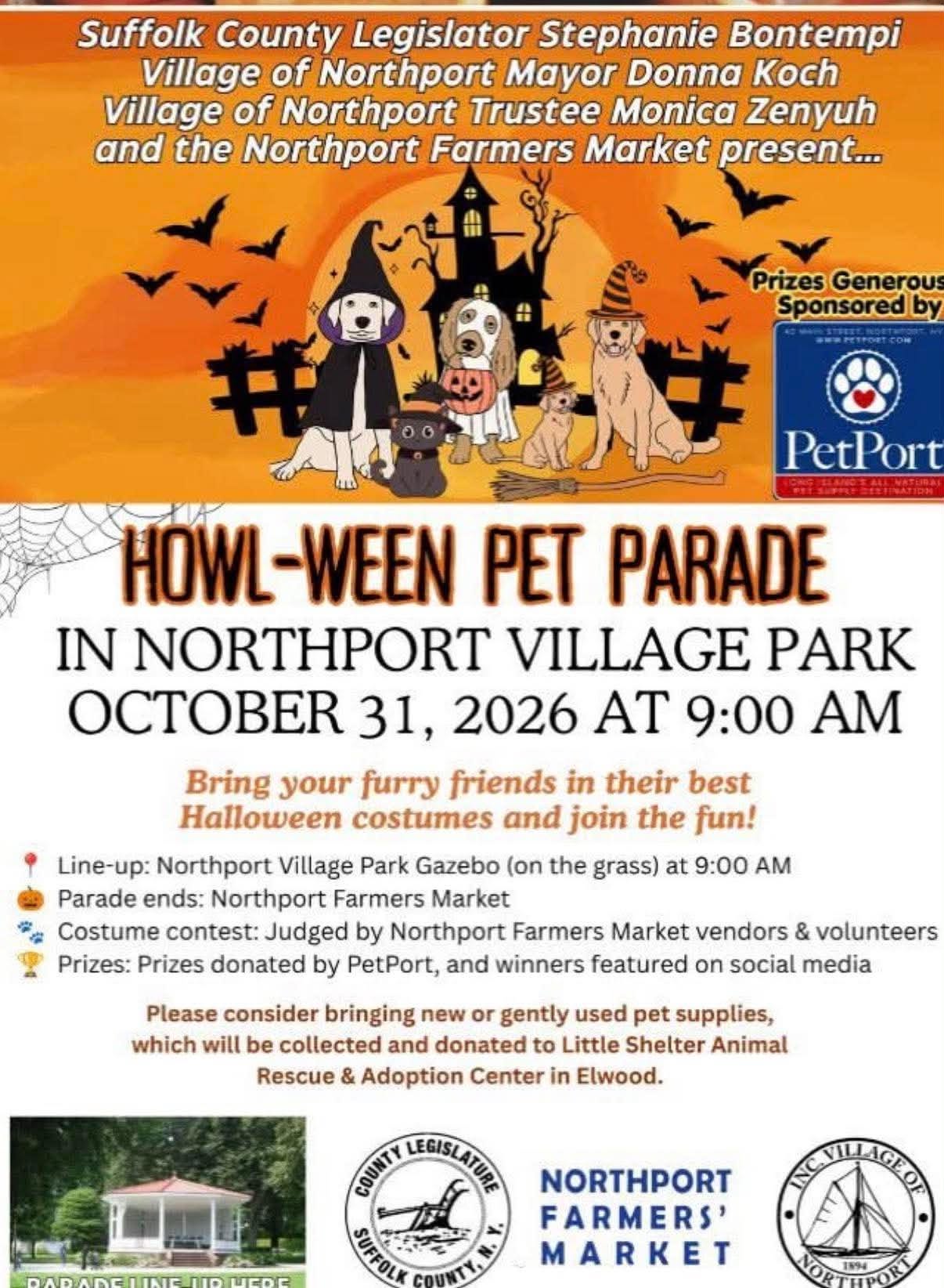 Howl-Ween Pet Parade at Northport Village Park