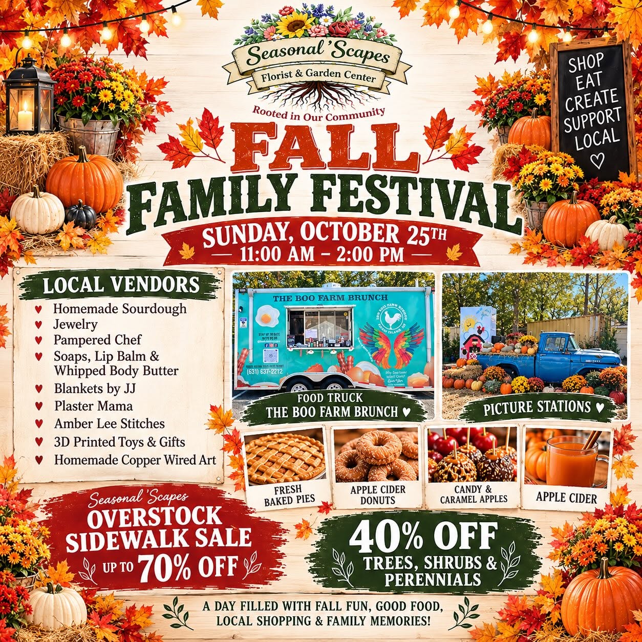 Fall Family Festival at Seasonal ’Scapes - free